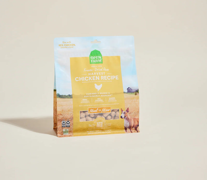 Open Farm Harvest Chicken Freeze Dried Morsels for Dogs