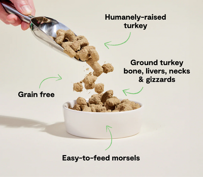 Open Farm Freeze-Dried Raw Homestead Turkey Morsels for Dogs