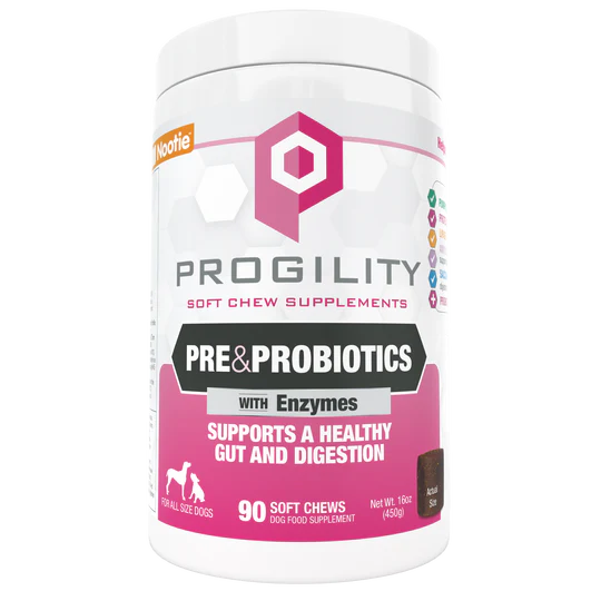 Progility Pre & Probiotic Soft Chews for Dogs 90 count