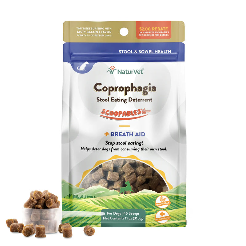 NaturVet Coprophagia Scoopables - Stop Stool Eating