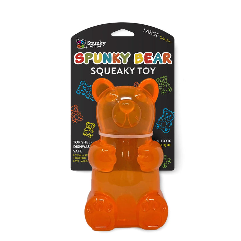 Spunky Pup Squeaky Gummy Bear dog toy