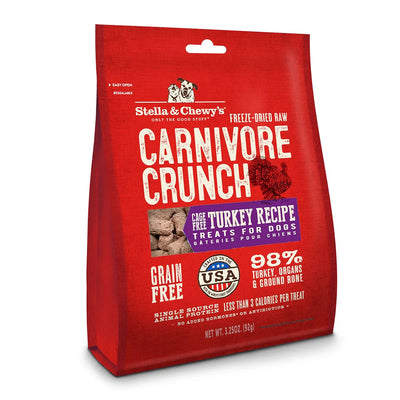 Stella & Chewy's Carnivore Crunch 3.25 oz. Treats for Dogs