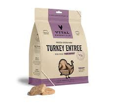 Vital Essentials Freeze-dried Raw Turkey Entree MINI Patties for Dogs14.0 oz