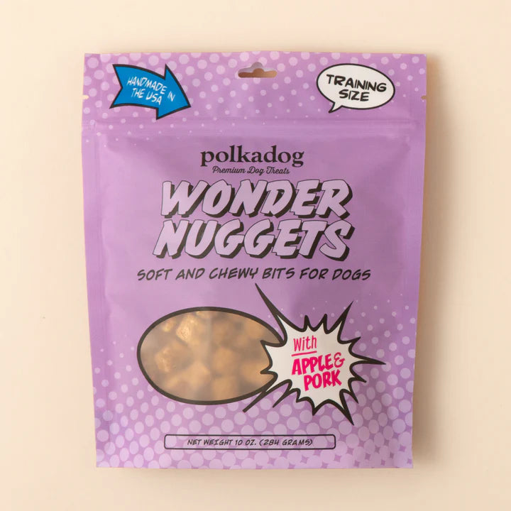 Polka Dog Wonder Nuggets Training Treats for dogs- Pork & Apple