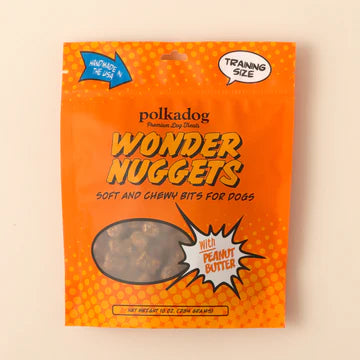 PolkaDog Wonder Nuggets Training Treats for Dogs - Peanut Butter