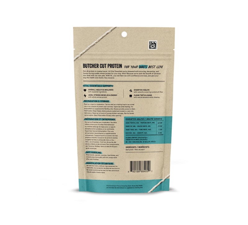 Vital Essentials Freeze Dried Bully Sticks