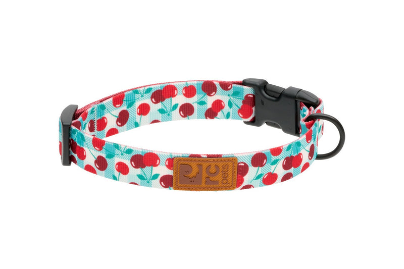 RC Pets Dog Collar- cherry picnic