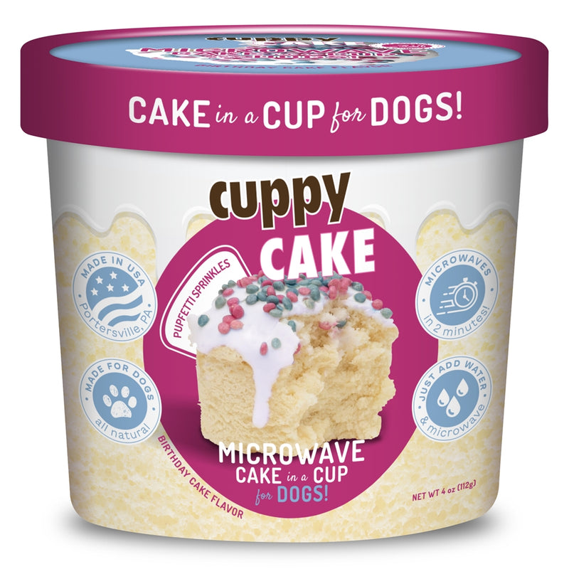 Cuppy Cake Microwave Cake (in a cup) Mix for Dogs - MADE IN USA