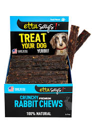 Etta Says 4 inch Rabbit Chews for Dogs