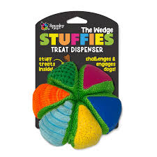 Spunky Pup Stuffies Treat Dispensing Plush dog toy