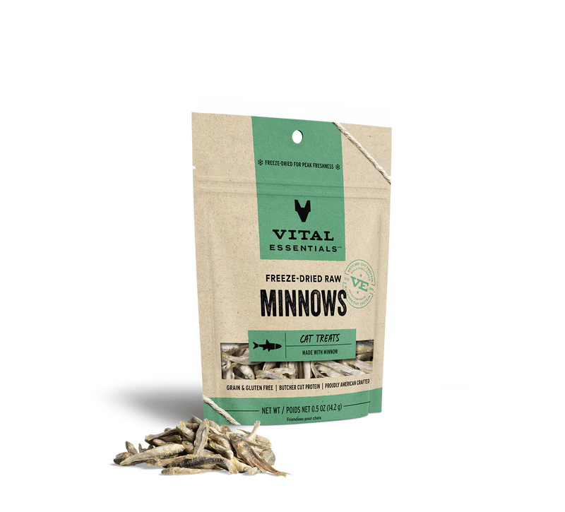 Vital Essentials Freeze Dried Minnows for CATS 1.0 oz.