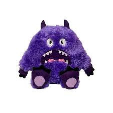 Fabdog Fluffy Monster Purple (Medium) Durable Dog Toy
