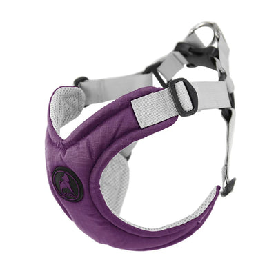 Gooby Memory Foam Step in Harness Purple