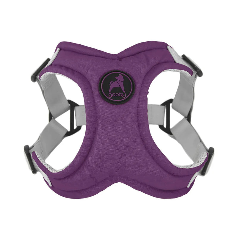 Gooby Memory Foam Step in Harness Purple