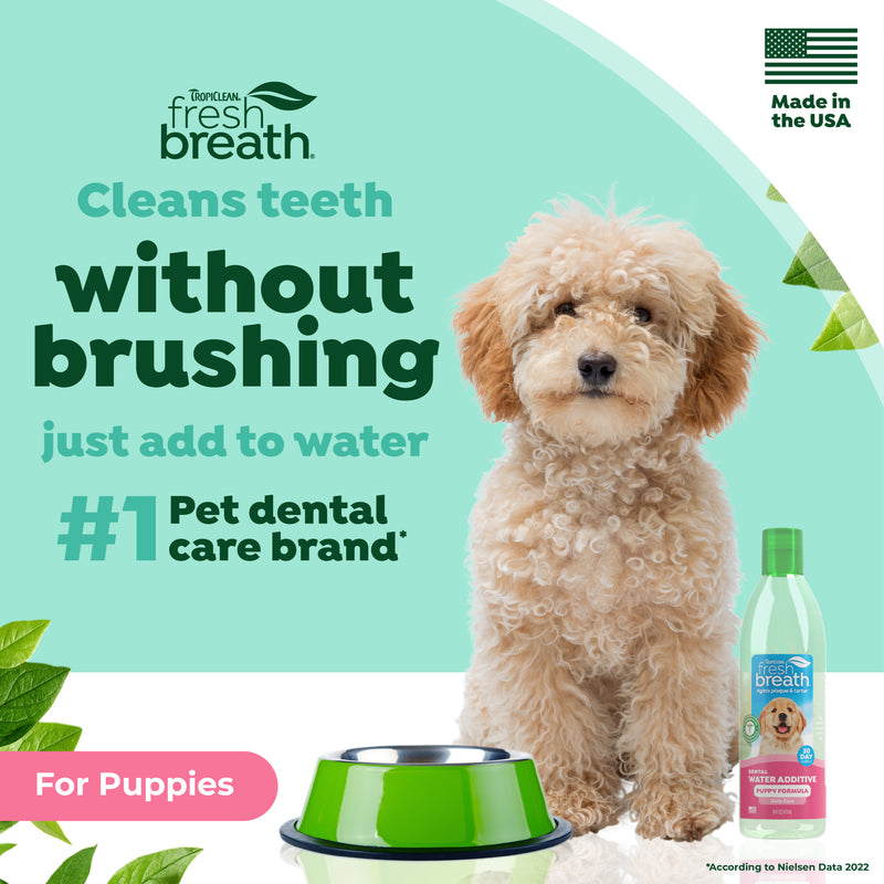 Fresh Breath Dental Health (puppy) Water Additive 16 oz. for Dogs