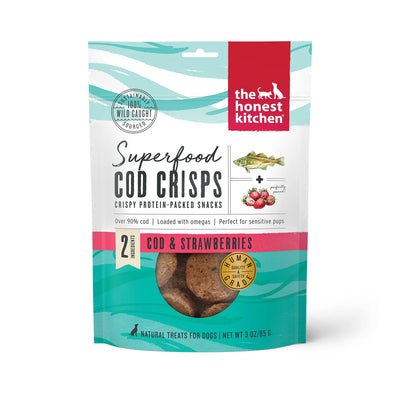 Honest Kitchen-  Cod & Strawberry Crisps for dogs