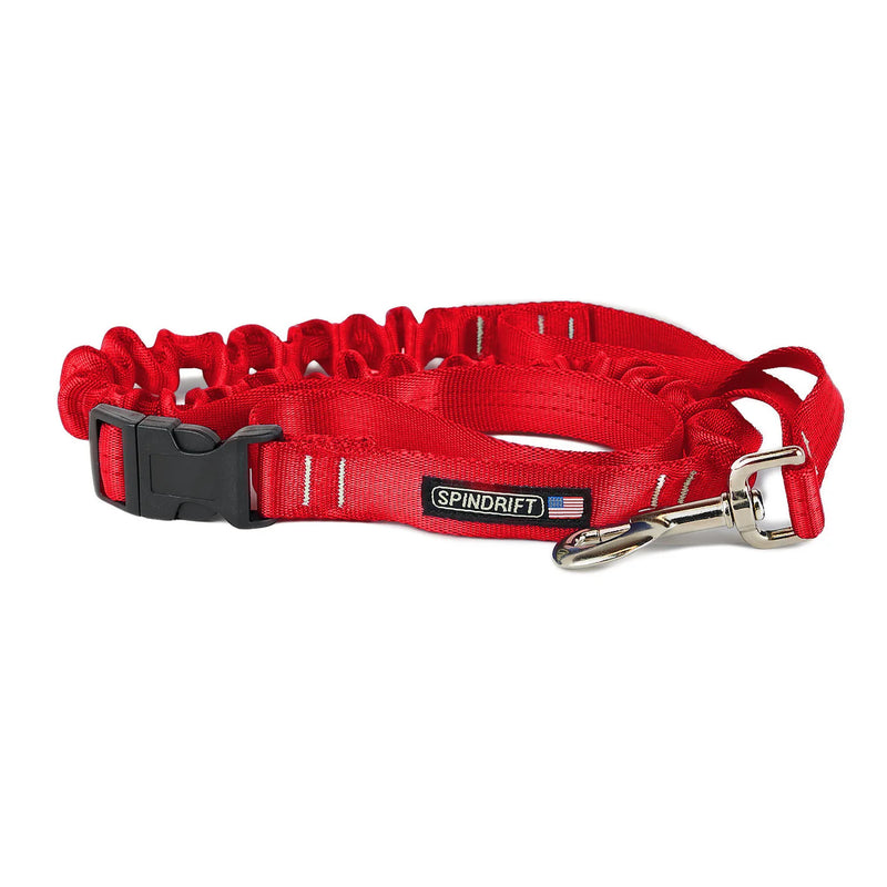 Spindrift Max Walker Stretch Bungee Dog Leash - USA made