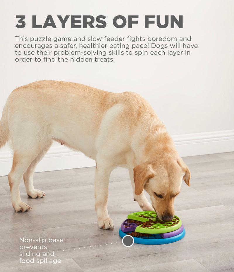 Outward Hound Lickin Layers Puzzle Feeder