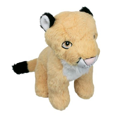 Tall Tails Crunch Mountain Lion Plush Durable Dog Toy