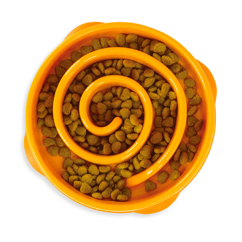 Fun Feeder Slo Bowl Orange- Medium