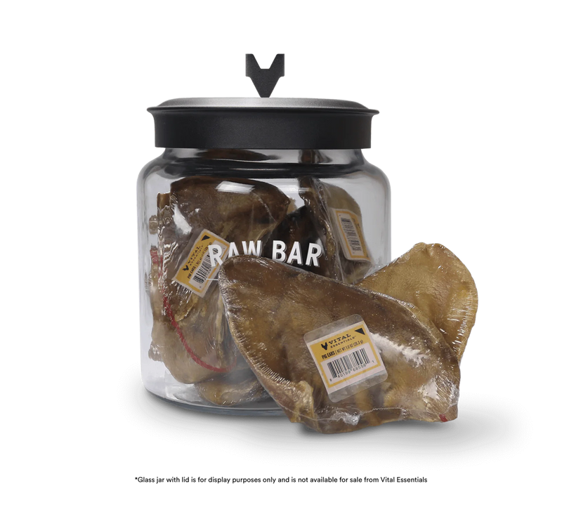 Vital Essentials RAW BAR Freeze-Dried Pig Ears Dog Snacks