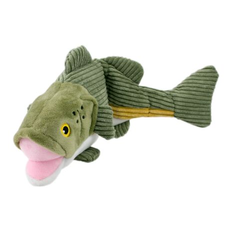 Tall Tails Animated Bass Durable Plush Dog Toy