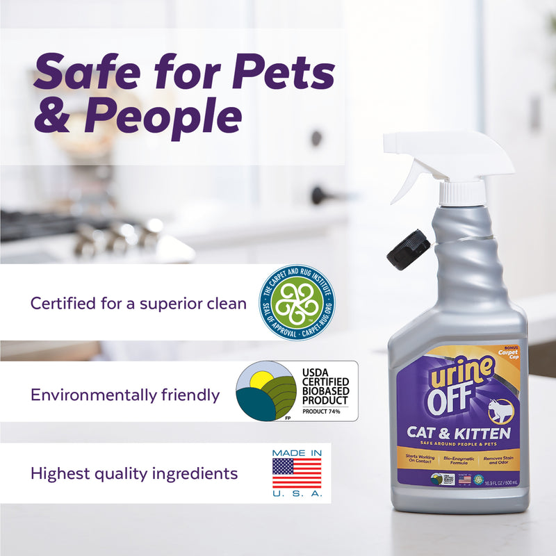 Urine Off Bio-Enzymatic Formula for Cats/Kittens & Puppies/Dogs