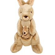 Fluff & Tuff Phoebe & Joey Kangaroo- durable plush toy for dogs