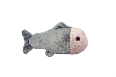 Fluff & Tuff  Squeakerless Small Guppy Fish- durable plush dog toy