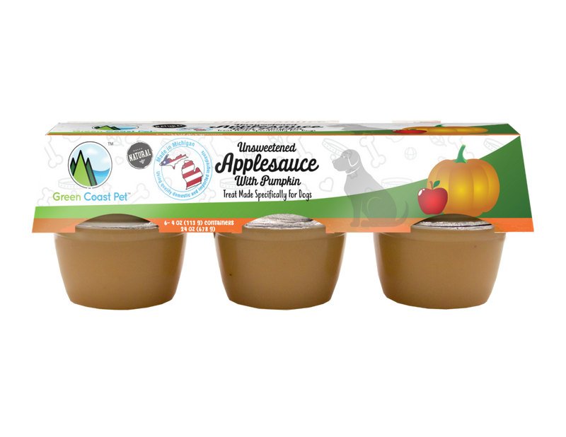 Unsweetened Applesauce for dogs-  with Pumpkin