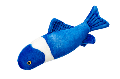 Fluff & Tuff Gil Koi (Blue) Fish Plush Dog Toy