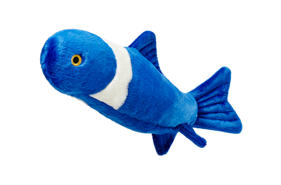 Fluff & Tuff Gil Koi (Blue) Fish Plush Dog Toy