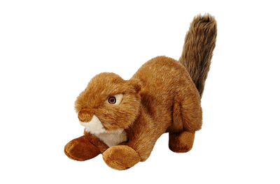 Fluff & Tuff Red Squirrel (squeakerless) Durable Plush Dog Toy