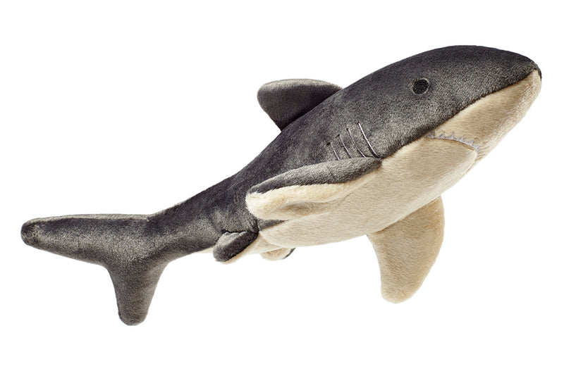 Fluff & Tuff Mac the Shark- durable plush toy for dogs