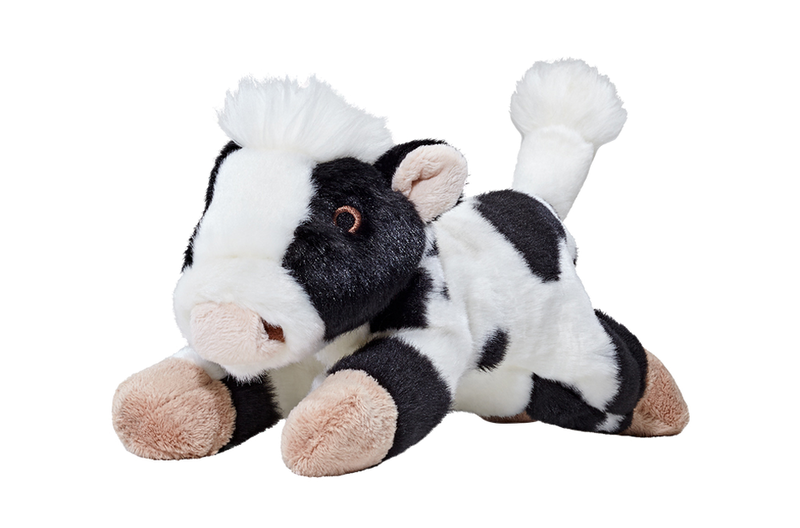 Fluff & Tuff Marge Cow- durable plush toy for dogs