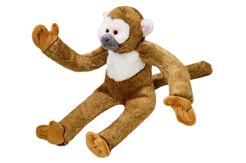 Monkey Albert Plush Tough Dog Toy