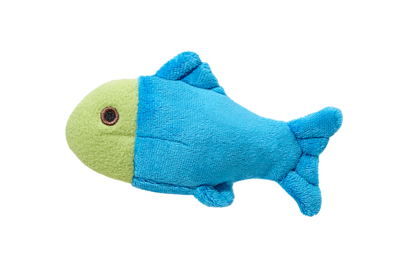 Fluff & Tuff Molly Fish- durable plush toy for dogs