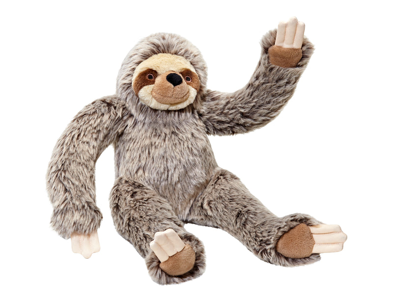 Fluff & Tuff Tico Sloth- durable plush dog toy