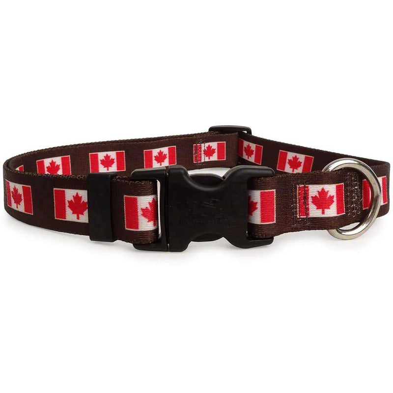 Canadian Flag Dog  Collar