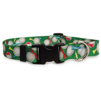 Golf Themed Dog Collar