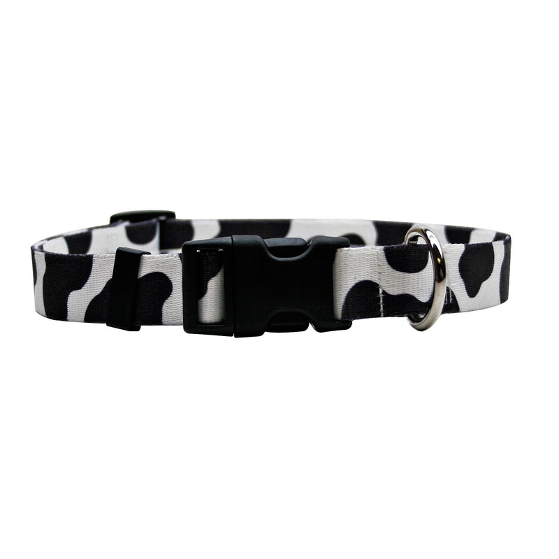 Cow Print Adjustable Dog Collar
