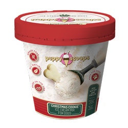 Puppy Scoops Christmas Cookie Ice Cream Mix for Dogs