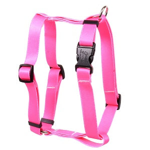 Solid Hot Pink Roman Dog Harness