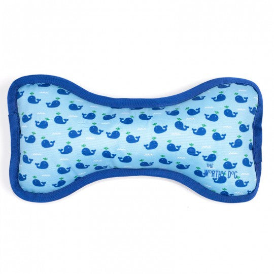 Squirt the Whale Bone Durable Dog Toy