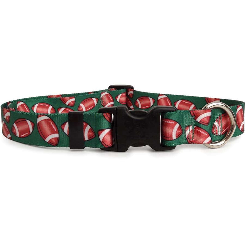 Football Dog Collar- adjustable or martingale