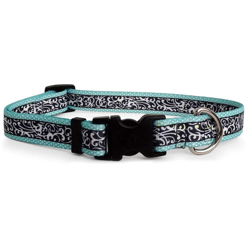 Turquoise Chantilly Dog Collar