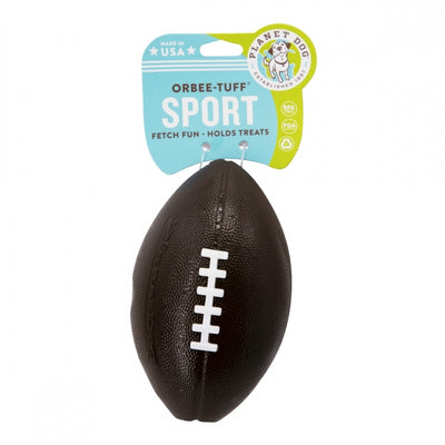 Planet Dog Durable Football for dogs- Orbee Tuff