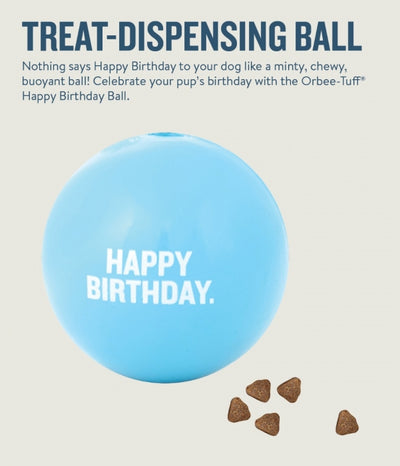 Orbee Tuff Durable Birthday Ball for Dogs - MADE IN USA