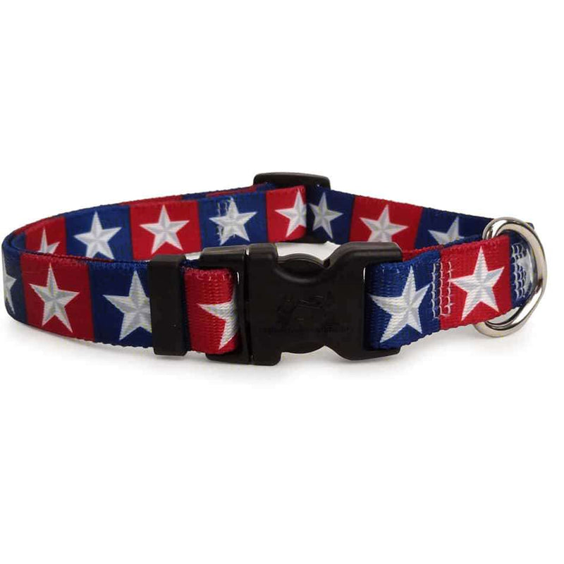 Colonial Stars Red, White, & Blue Dog Collar