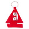Red Sailboat Leather Doggie Training Bells
